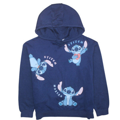 Womens UK Size L Disney Blue Pullover Hoodie