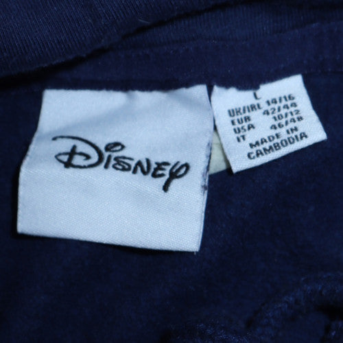 Womens UK Size L Disney Blue Pullover Hoodie