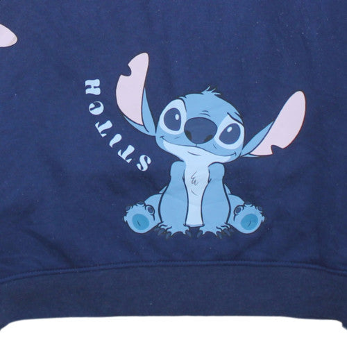 Womens UK Size L Disney Blue Pullover Hoodie