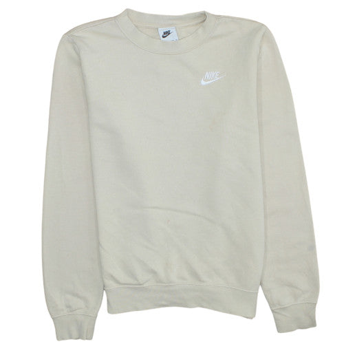 Mens UK Size XS Nike Beige Pullover Sweatshirt