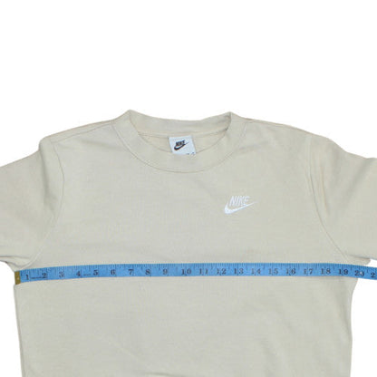 Mens UK Size XS Nike Beige Pullover Sweatshirt