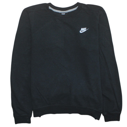 Mens UK Size M Nike Black Pullover Sweatshirt