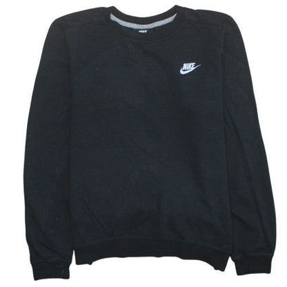 Mens UK Size M Nike Black Pullover Sweatshirt