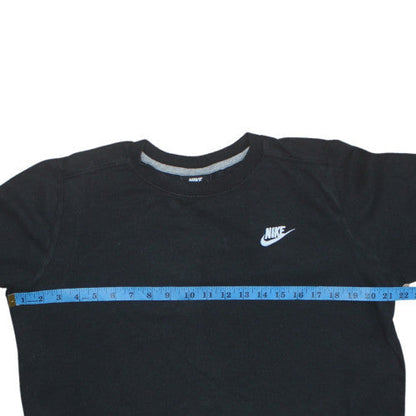 Mens UK Size M Nike Black Pullover Sweatshirt