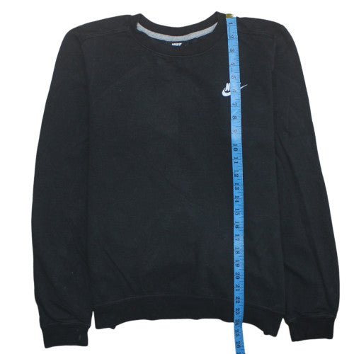 Mens UK Size M Nike Black Pullover Sweatshirt