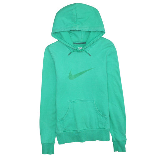 Womens UK Size 12 Nike Green Pullover Hoodie