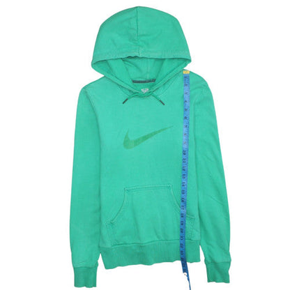 Womens UK Size 12 Nike Green Pullover Hoodie