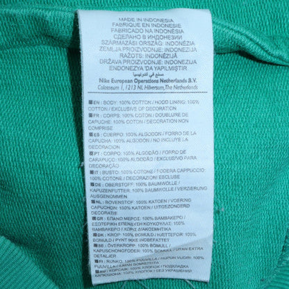 Womens UK Size 12 Nike Green Pullover Hoodie