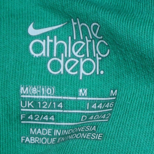 Womens UK Size 12 Nike Green Pullover Hoodie