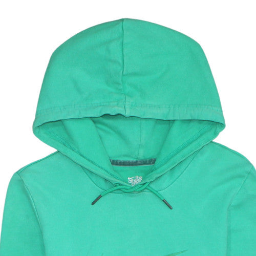 Womens UK Size 12 Nike Green Pullover Hoodie