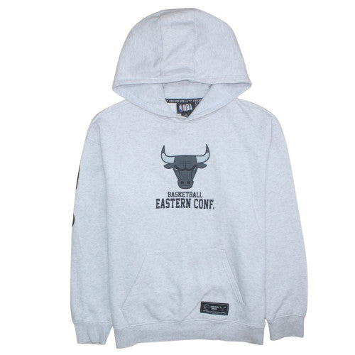 Mens UK Size L NBA Grey Pullover Hoodie