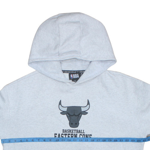 Mens UK Size L NBA Grey Pullover Hoodie