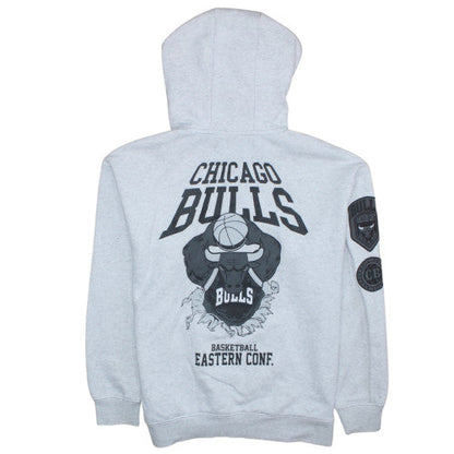 Mens UK Size L NBA Grey Pullover Hoodie