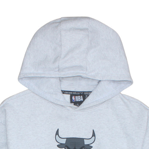 Mens UK Size L NBA Grey Pullover Hoodie