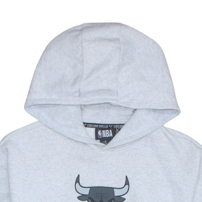 Mens UK Size L NBA Grey Pullover Hoodie