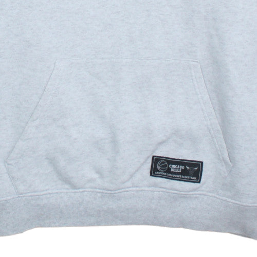 Mens UK Size L NBA Grey Pullover Hoodie
