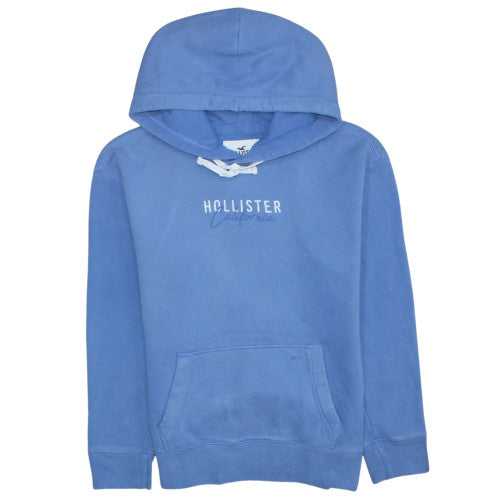 Mens UK Size XS Hollister Blue Pullover Hoodie