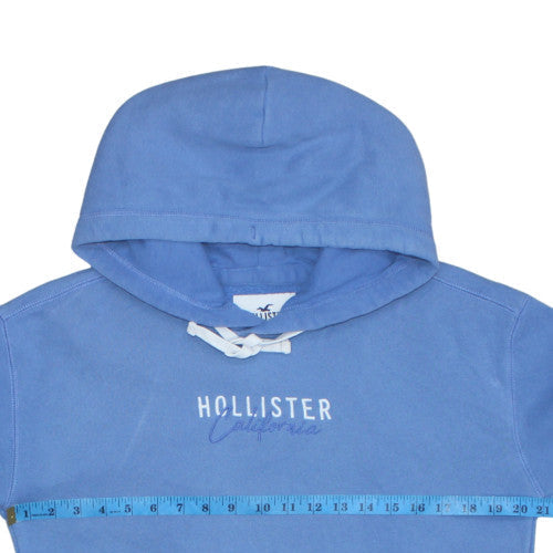 Mens UK Size XS Hollister Blue Pullover Hoodie