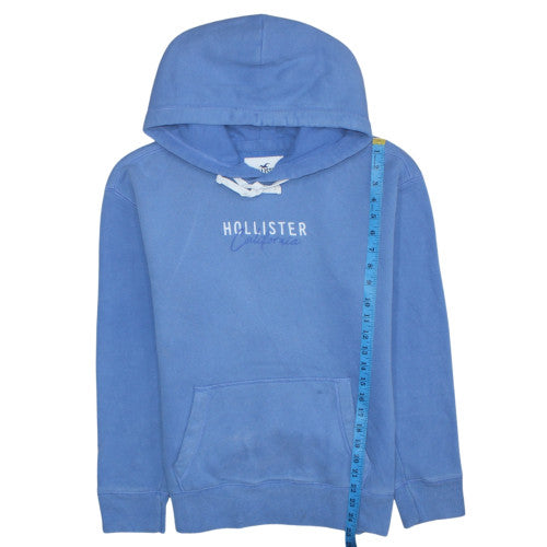 Mens UK Size XS Hollister Blue Pullover Hoodie
