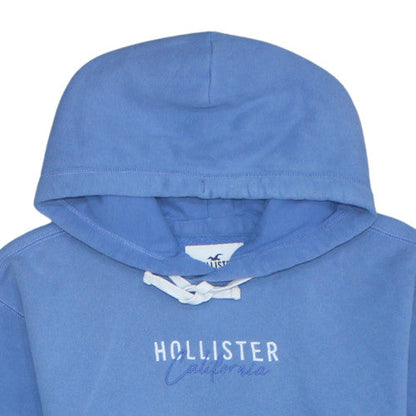Mens UK Size XS Hollister Blue Pullover Hoodie