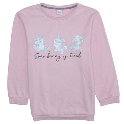 Womens UK Size M Disney Pink Pullover Sweatshirt
