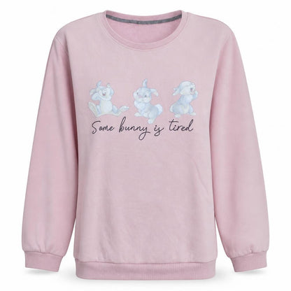 Womens UK Size M Disney Pink Pullover Sweatshirt