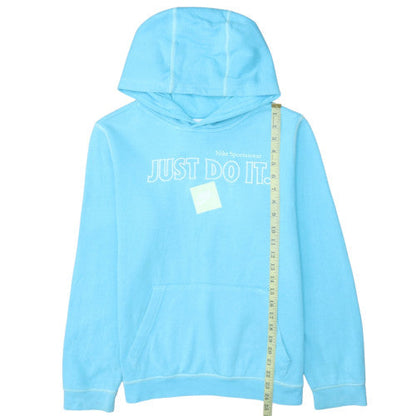 Womens UK Size XL Nike Blue Pullover Hoodie