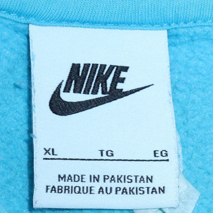 Womens UK Size XL Nike Blue Pullover Hoodie