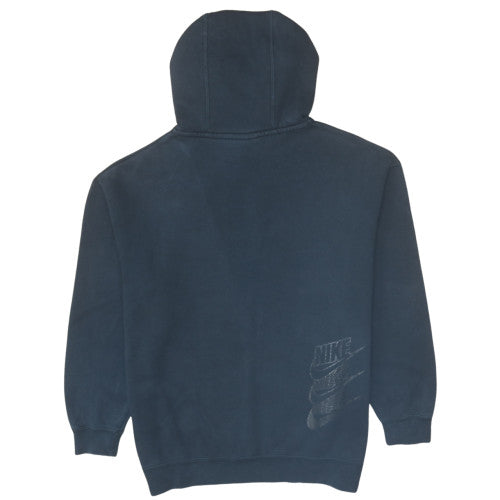 Mens UK Size S Nike Blue Pullover Hoodie