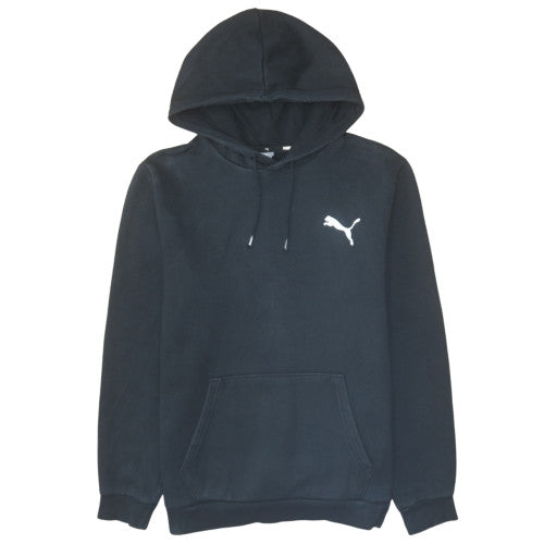 Mens UK Size M PUMA Black Pullover Hoodie