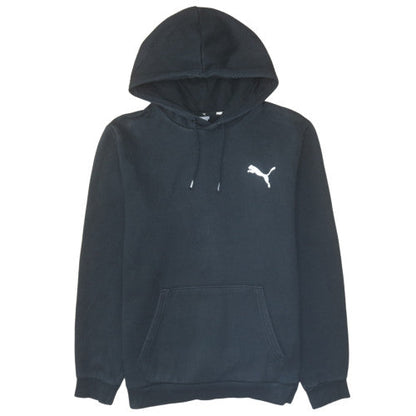 Mens UK Size M PUMA Black Pullover Hoodie