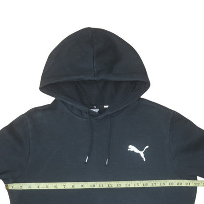 Mens UK Size M PUMA Black Pullover Hoodie