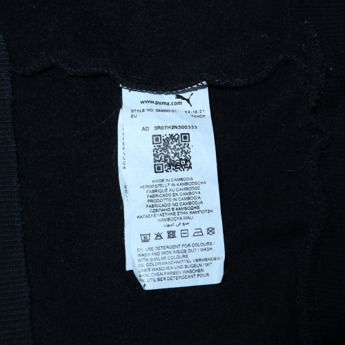 Mens UK Size M PUMA Black Pullover Hoodie