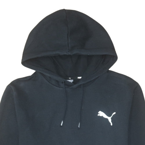Mens UK Size M PUMA Black Pullover Hoodie
