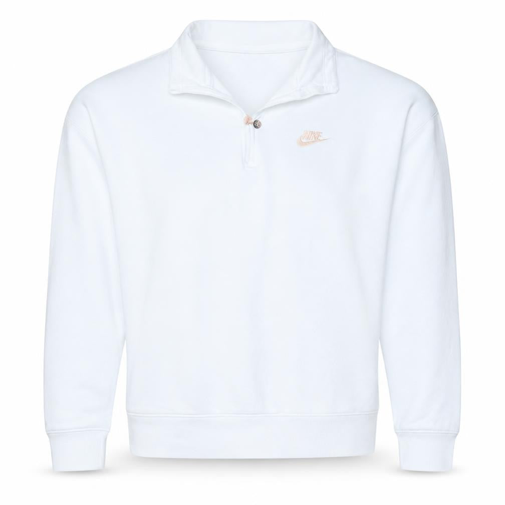 Womens UK Size M Nike White Pullover Sweatshirt