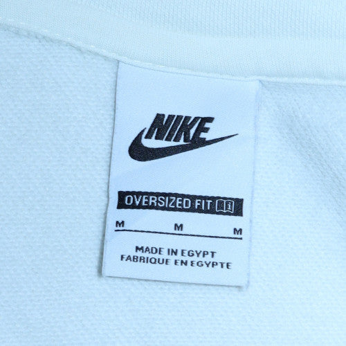 Womens UK Size M Nike White Pullover Sweatshirt