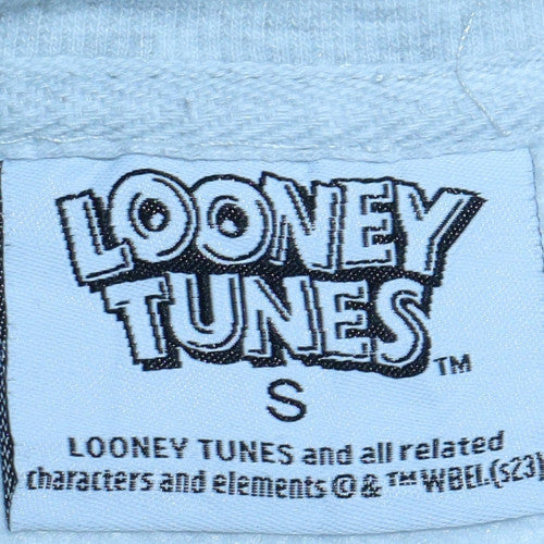 Mens UK Size S Looney Tunes Grey Pullover Sweatshirt
