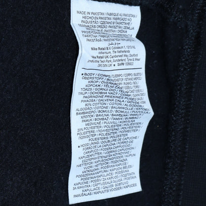 Mens UK Size M Nike Black Pullover Hoodie
