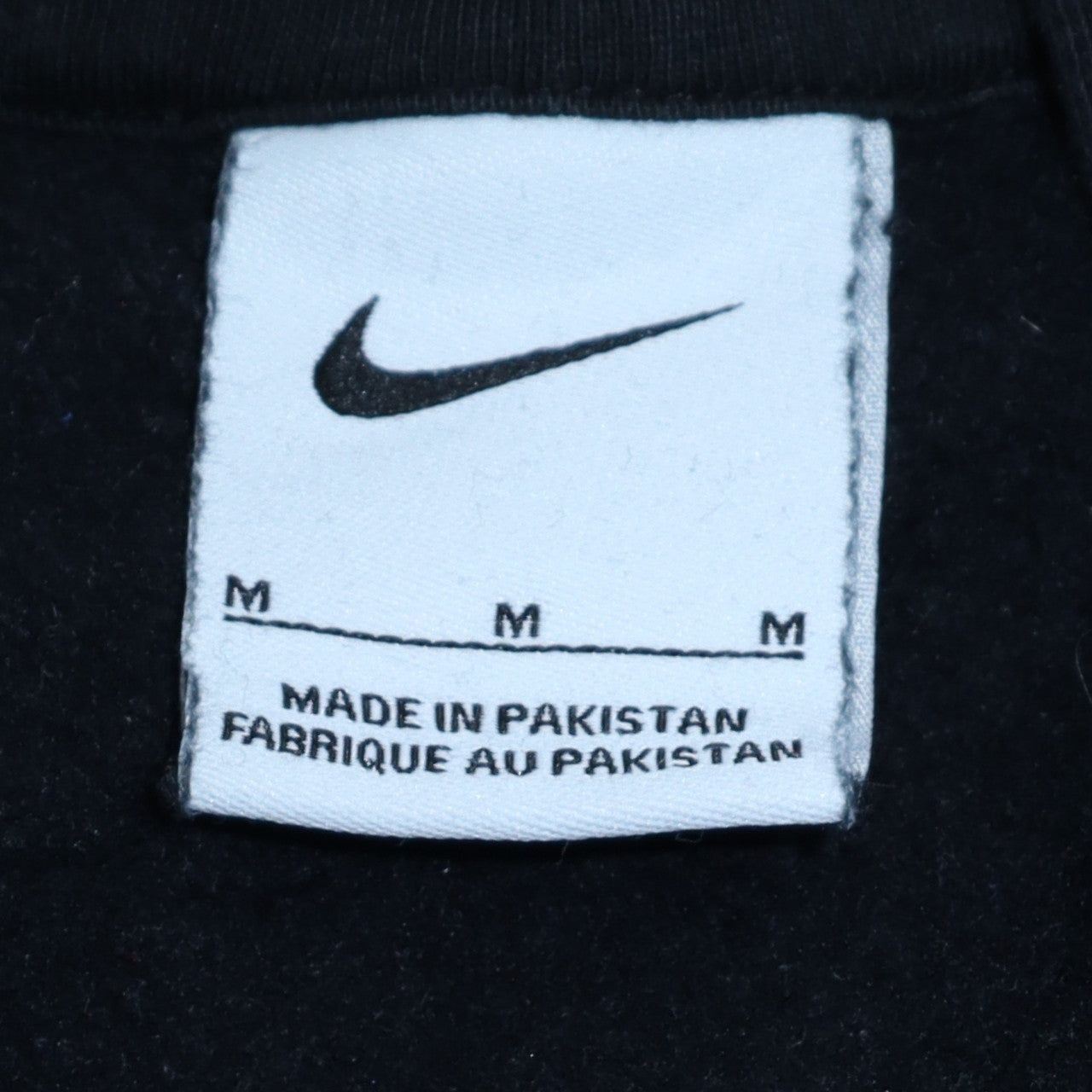Mens UK Size M Nike Black Pullover Hoodie