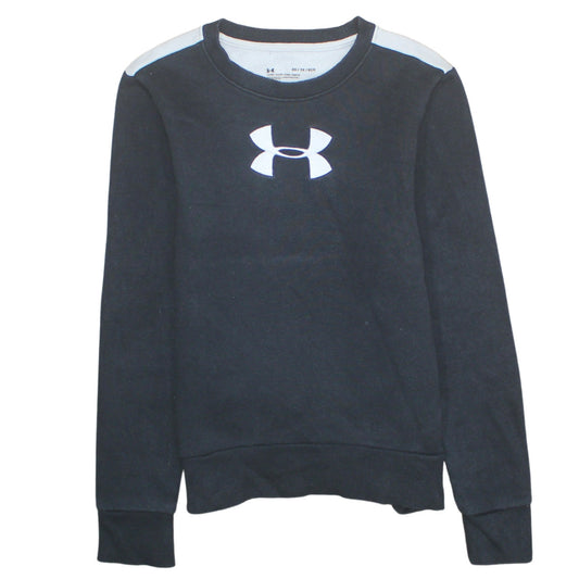 Mens UK Size XS Under armour Black Pullover Sweatshirt