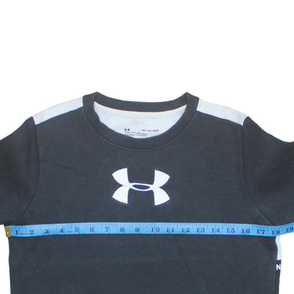 Mens UK Size XS Under armour Black Pullover Sweatshirt