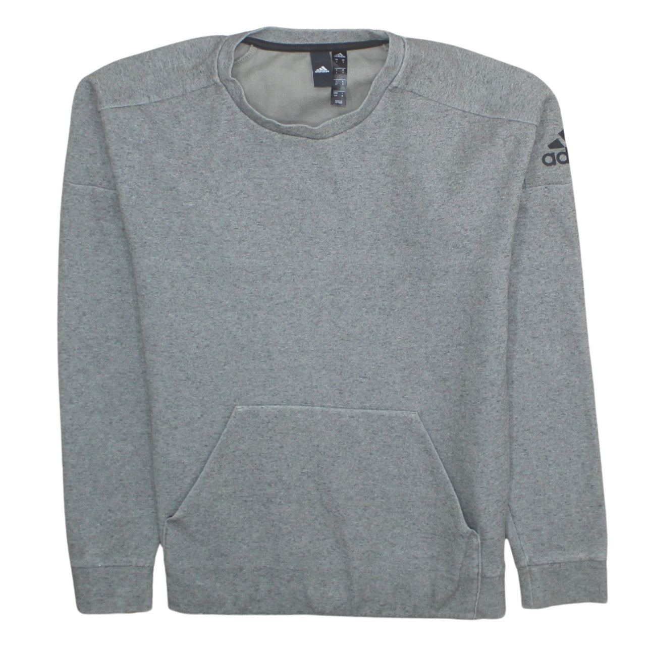 Mens UK Size S adidas Grey Pullover Sweatshirt