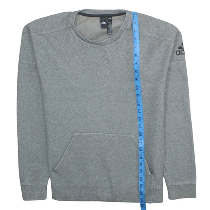 Mens UK Size S adidas Grey Pullover Sweatshirt