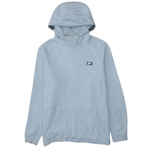 Mens UK Size L Nike Grey Pullover Hoodie