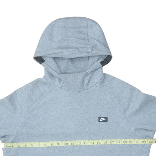 Mens UK Size L Nike Grey Pullover Hoodie