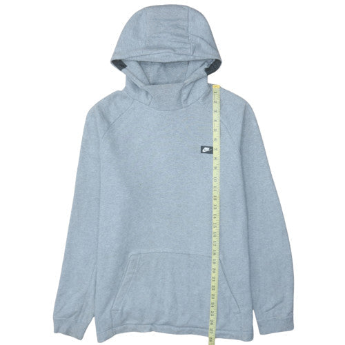 Mens UK Size L Nike Grey Pullover Hoodie