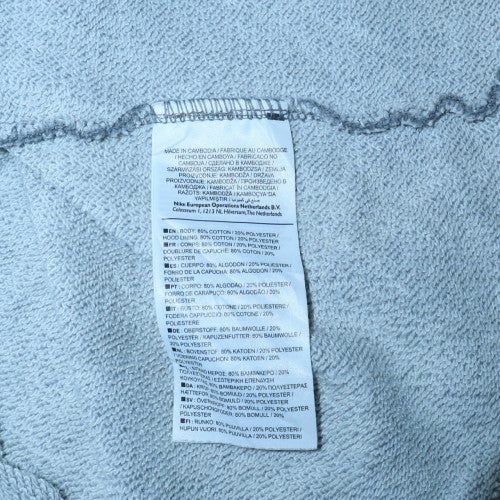Mens UK Size L Nike Grey Pullover Hoodie