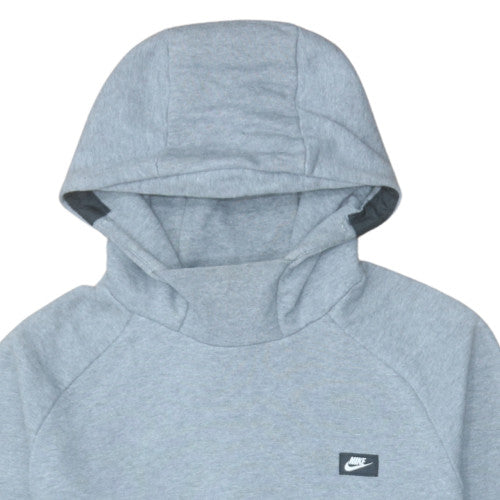 Mens UK Size L Nike Grey Pullover Hoodie
