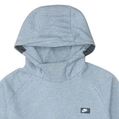 Mens UK Size L Nike Grey Pullover Hoodie
