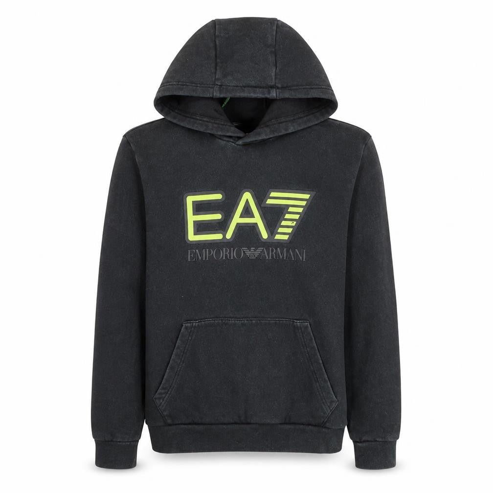 Mens UK Size S Emporio Armani Black Pullover Hoodie
